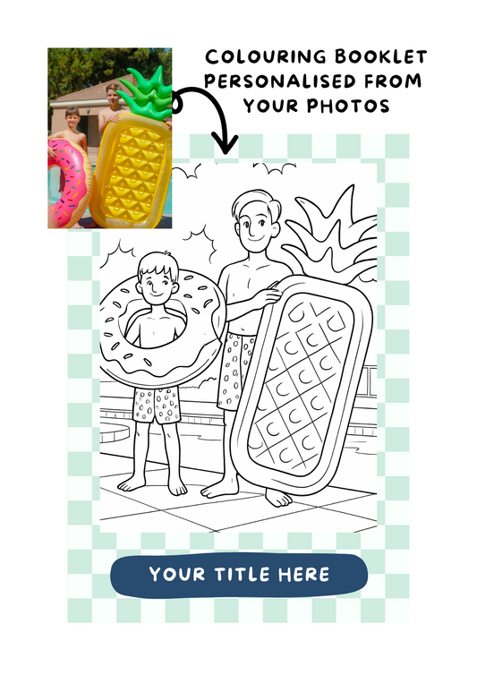 Colouring Booklet | Easy Colour | Mint Day