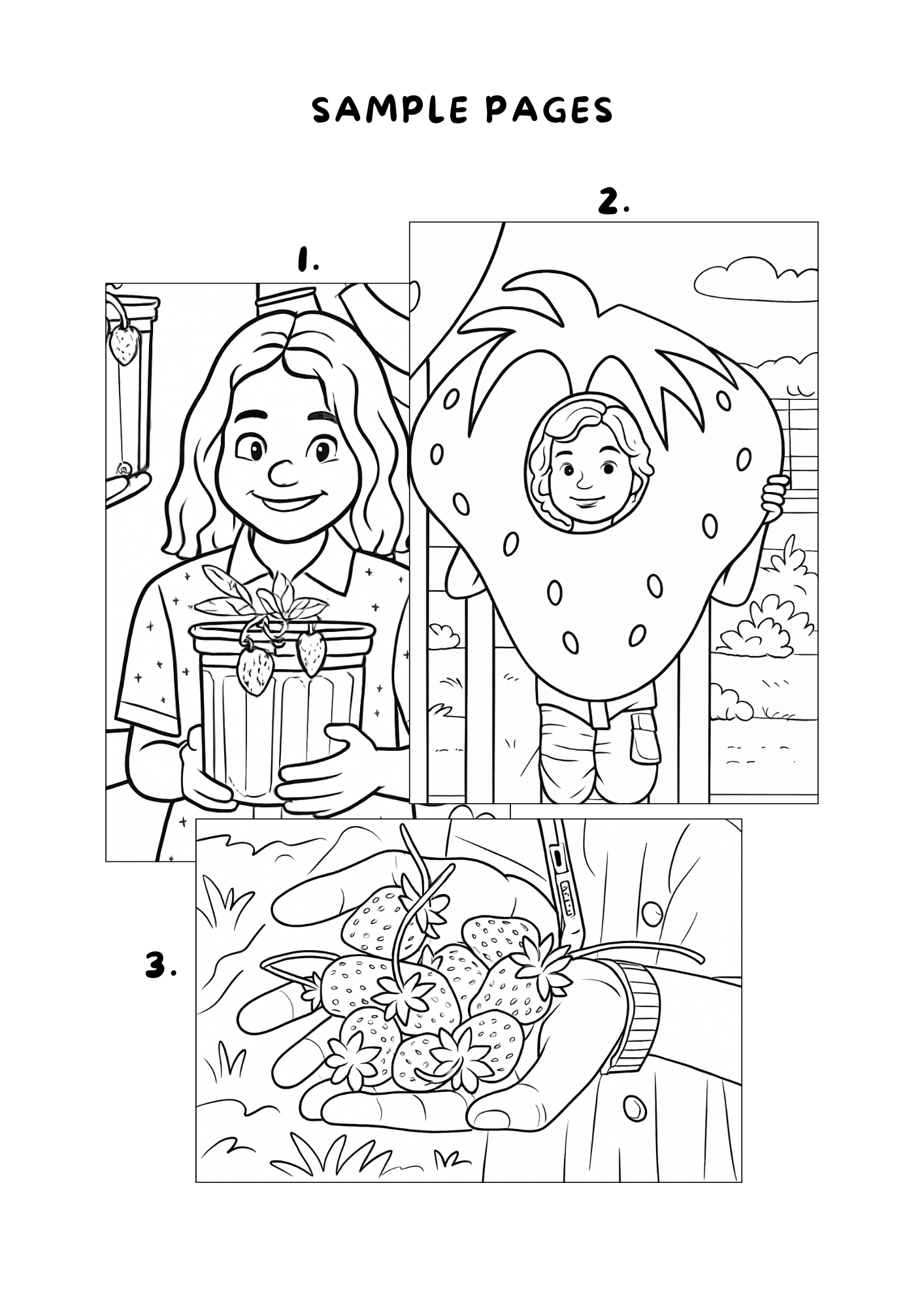 Colouring Booklet | Easy Colour | Colour-In Only