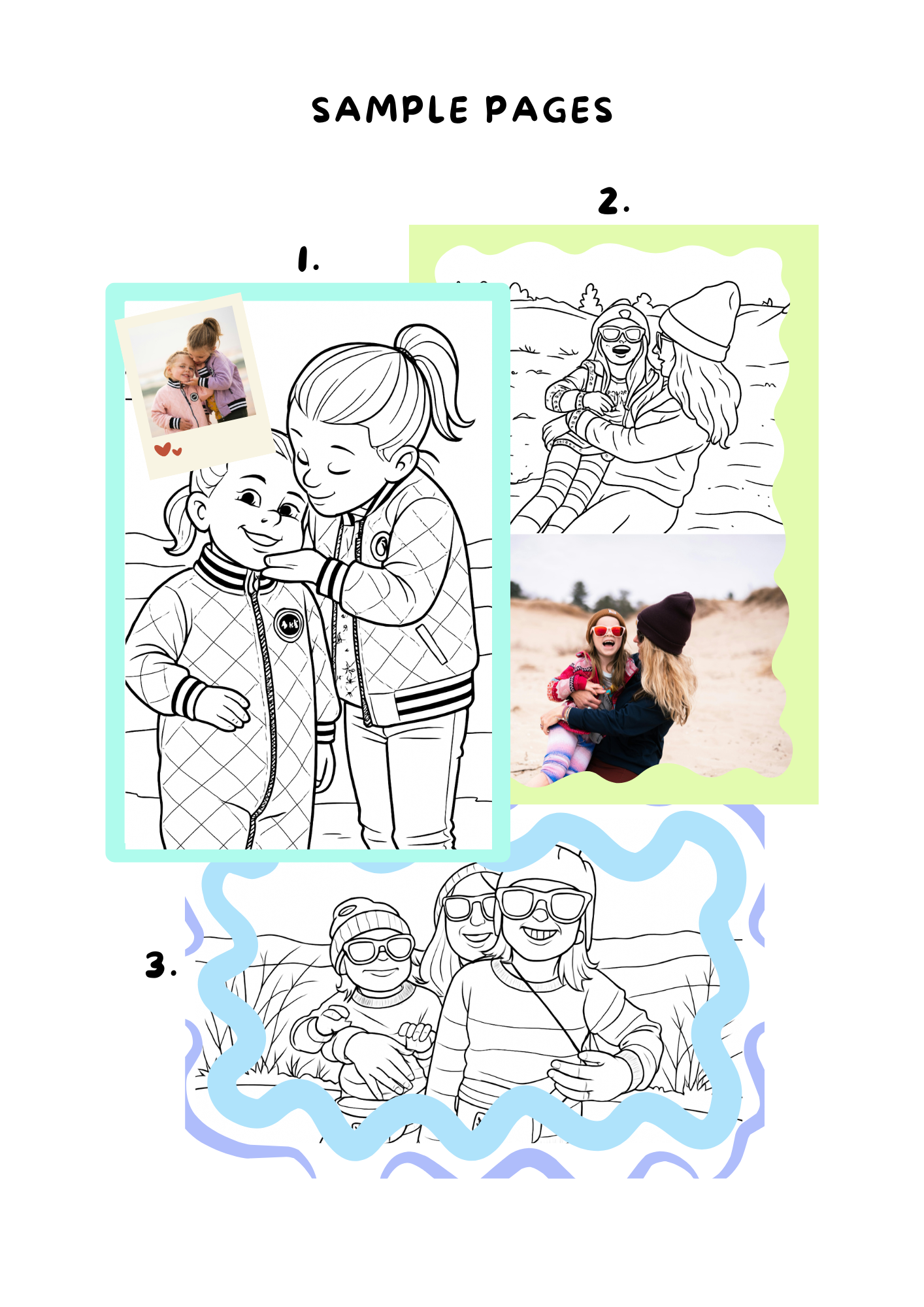 Colouring Booklet | Easy Colour | Coral Tide