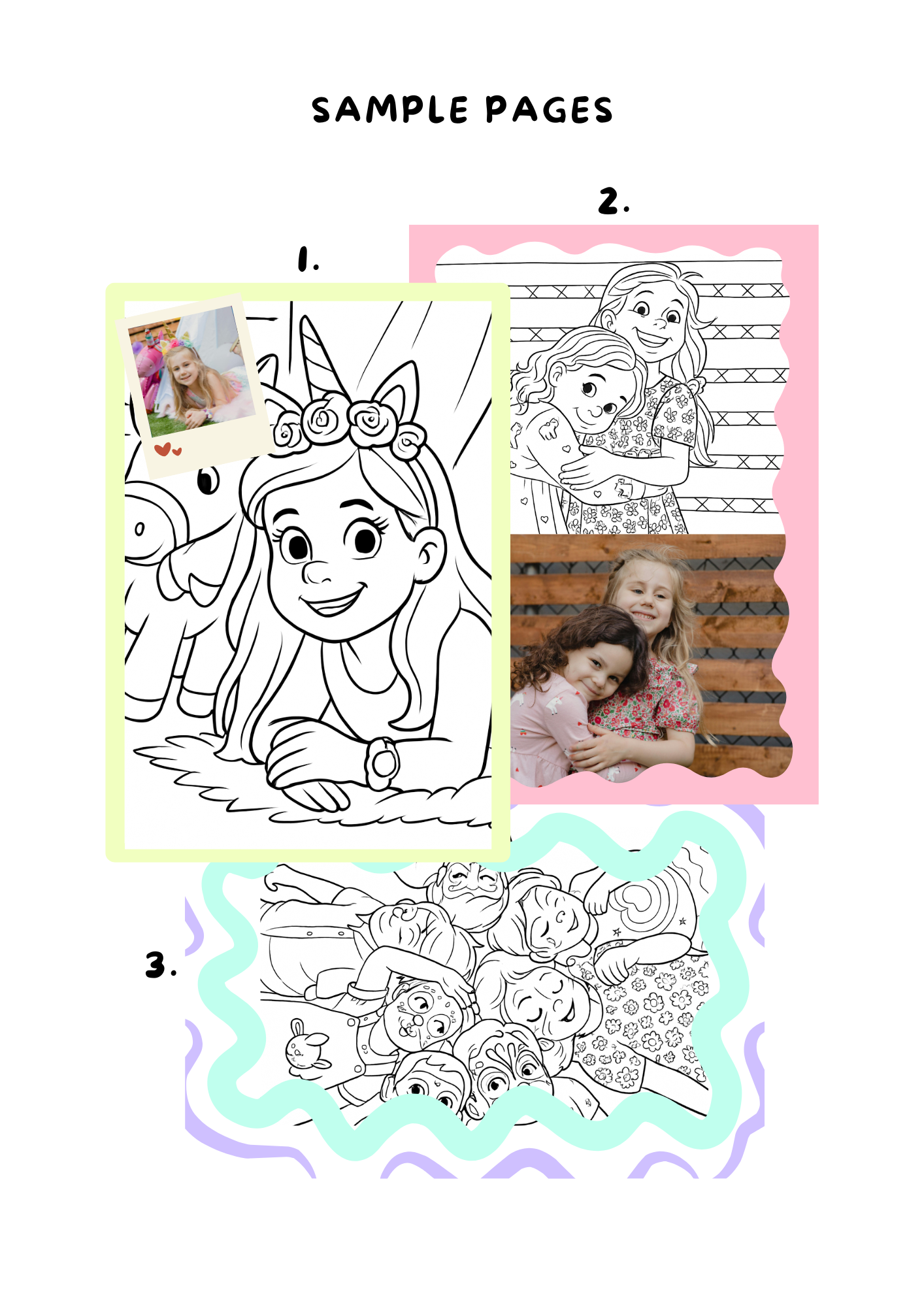 Colouring Booklet | Easy Colour | Unicorn Glow