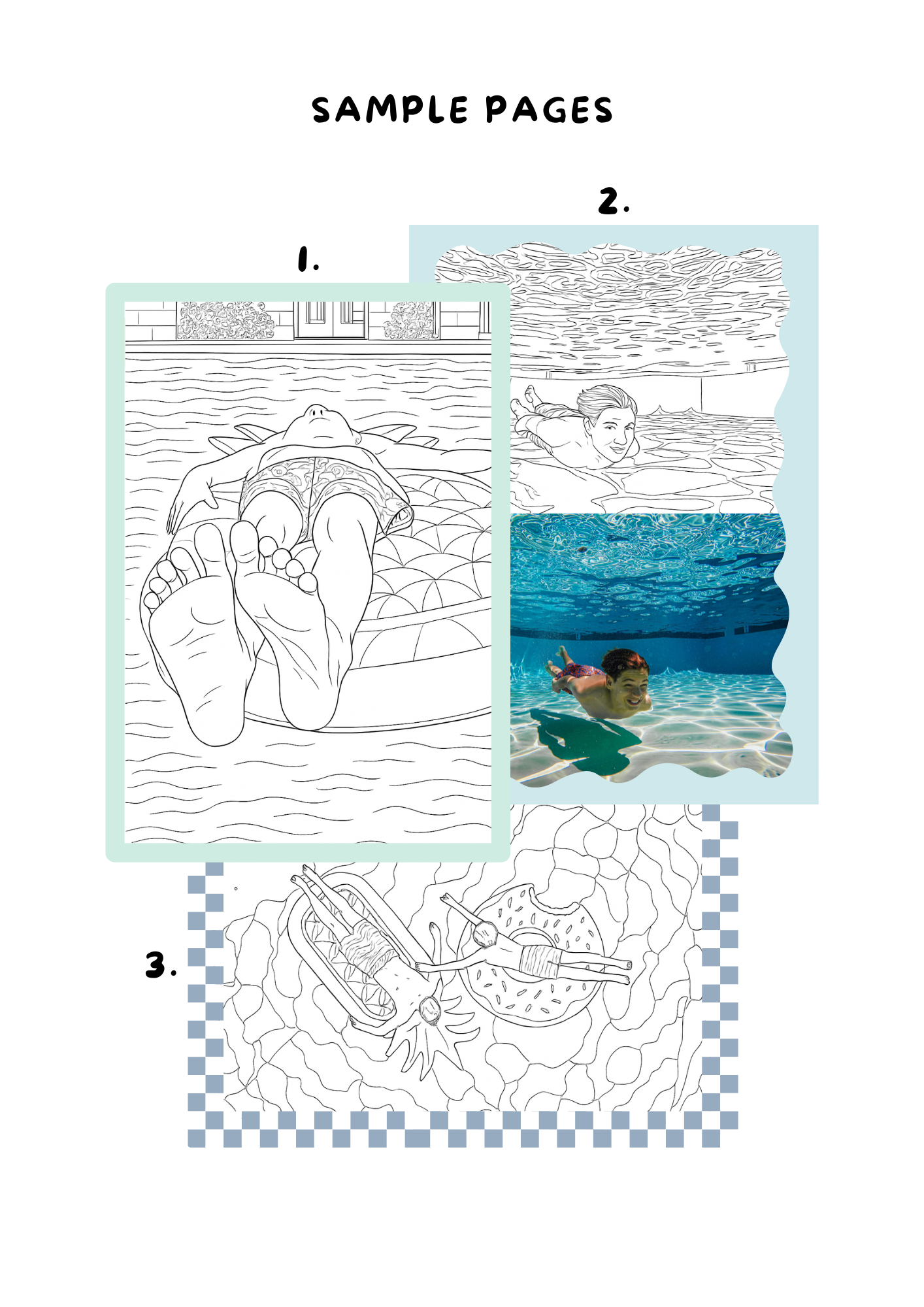 Colouring Booklet | Detailed Colour | Mint Day