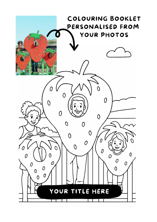 Colouring Booklet | Easy Colour | Colour-In Only